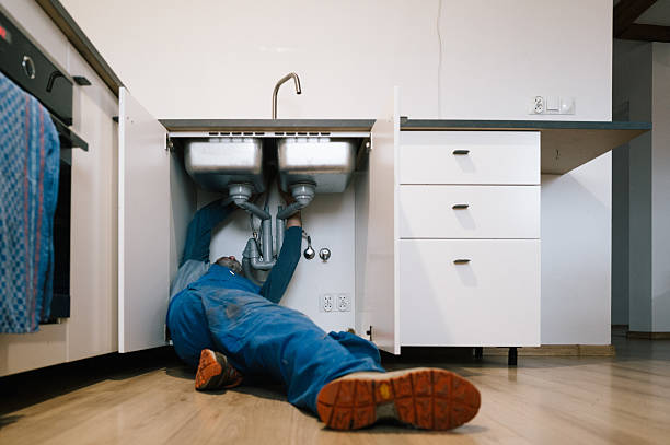 Professional Drain Cleaning technician working in Meriden, CT